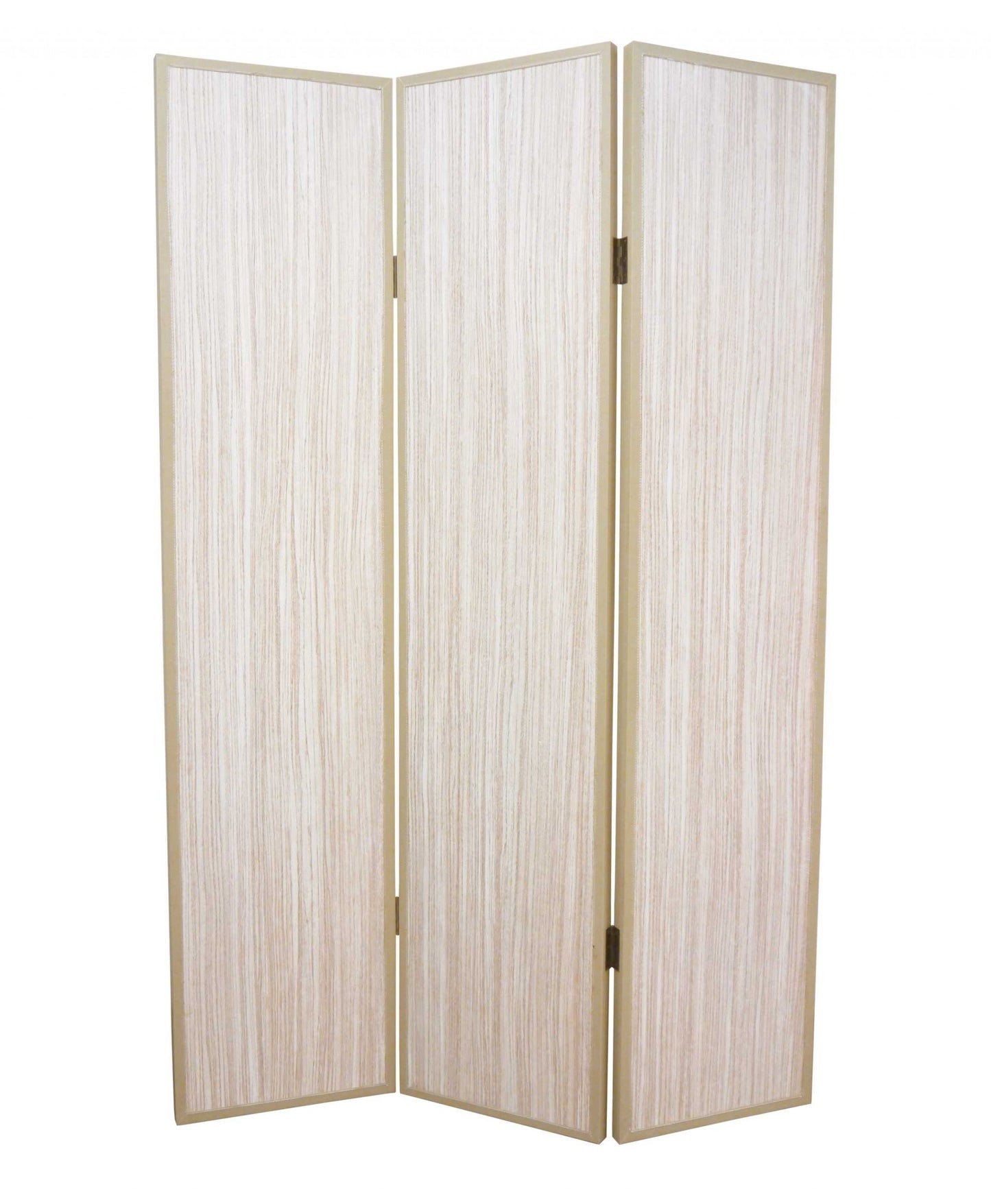 Beige Wood Screen By Homeroots - 277084 | Room Dividers | Modishstore - 2