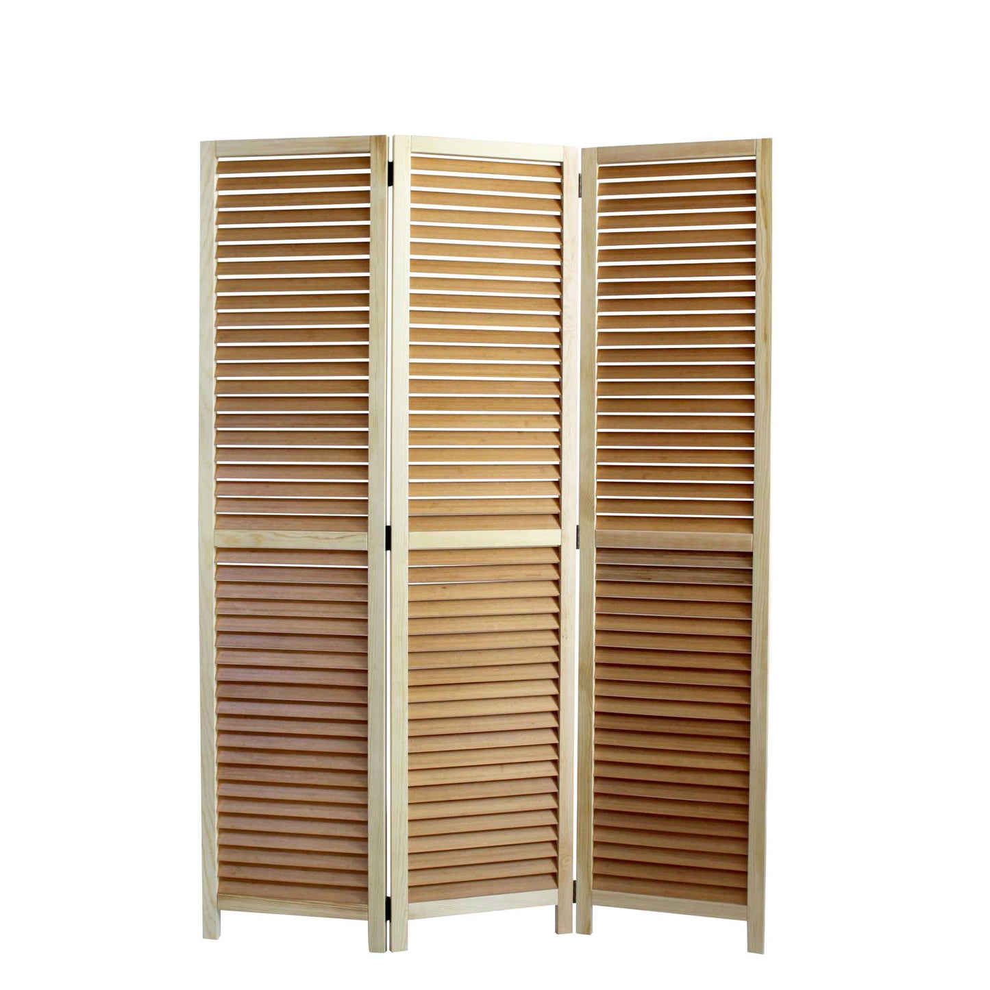 Natural Wood Screen By Homeroots - 277092 | Room Dividers | Modishstore - 2