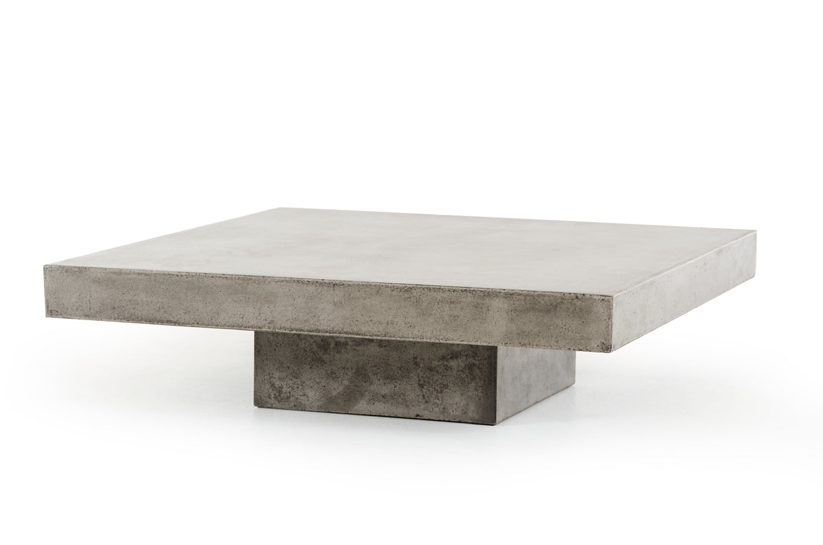 12' Concrete Coffee Table By Homeroots | Coffee Tables | Modishstore - 3