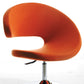 34' Orange Fabric Polyester and Wool Lounge Chair By Homeroots | Accent Chairs | Modishstore - 4