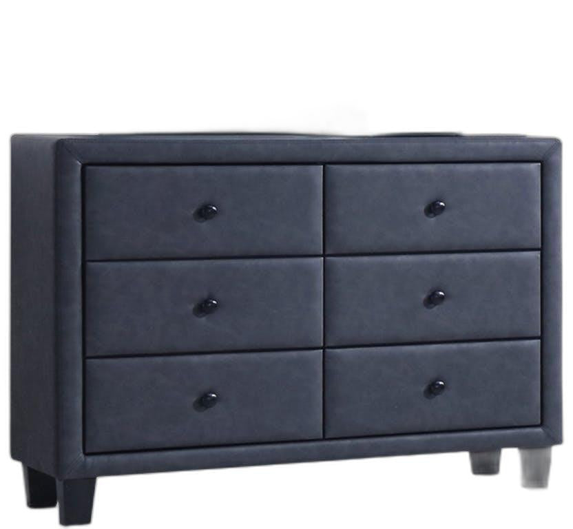 Tone Gray Pu Wood Dresser By Homeroots | Dressers | Modishstore