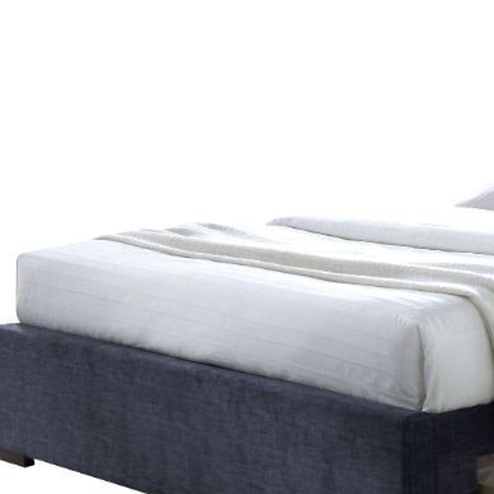 Dark Gray Fabric Queen Bed With Storage By Homeroots | Beds | Modishstore - 3