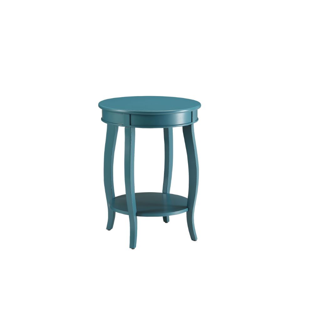 Pop of Color Teal Side or End Table By Homeroots | End Tables | Modishstore