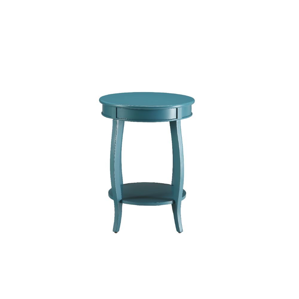 Pop of Color Teal Side or End Table By Homeroots | End Tables | Modishstore - 2