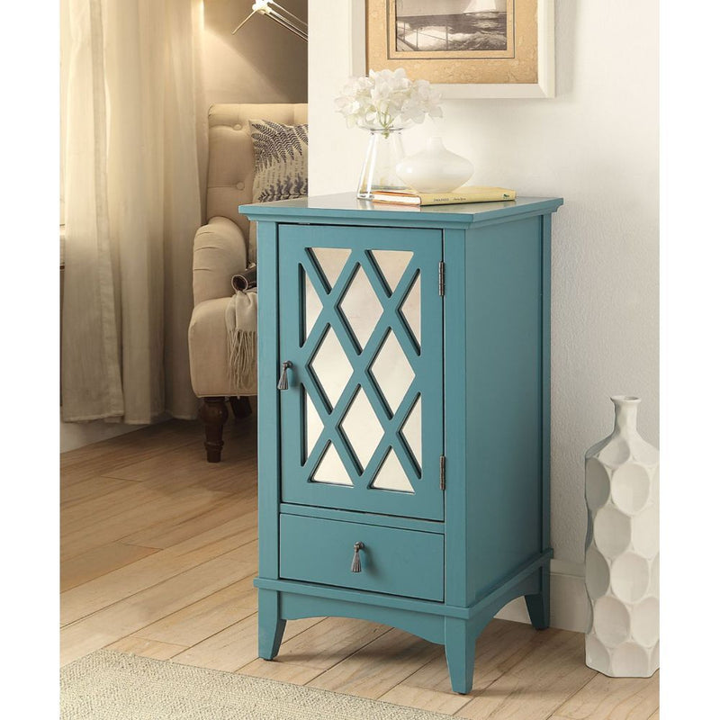 Pop Of Color Teal Accent Cabinet By Homeroots | Cabinets | Modishstore