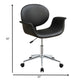 Black Pu Office Chair By Homeroots | Office Chairs | Modishstore - 4