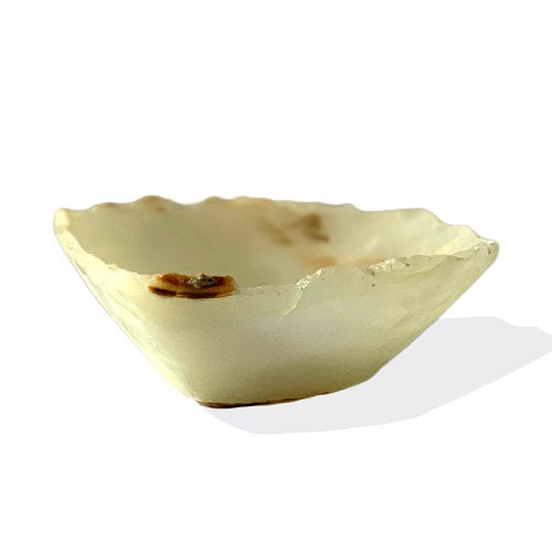 Raw Edge Natural Free Form Onyx Bowl - Small | ModishStore | Decorative Bowls