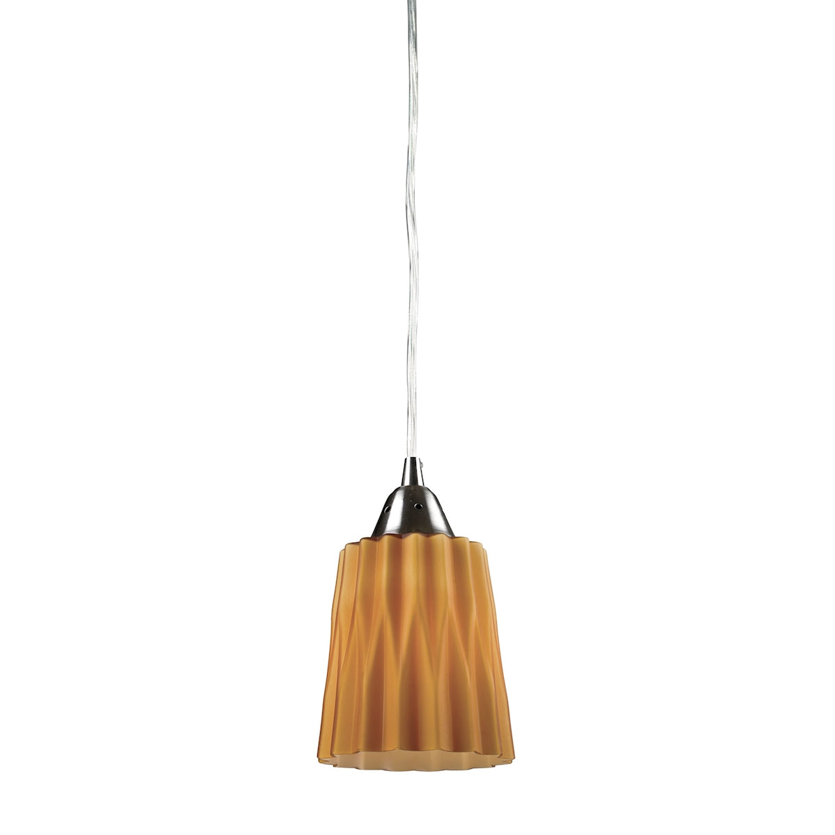 Angles 1-Light Pendant in Satin Nickel ELK Lighting | Pendant Lamps | Modishstore