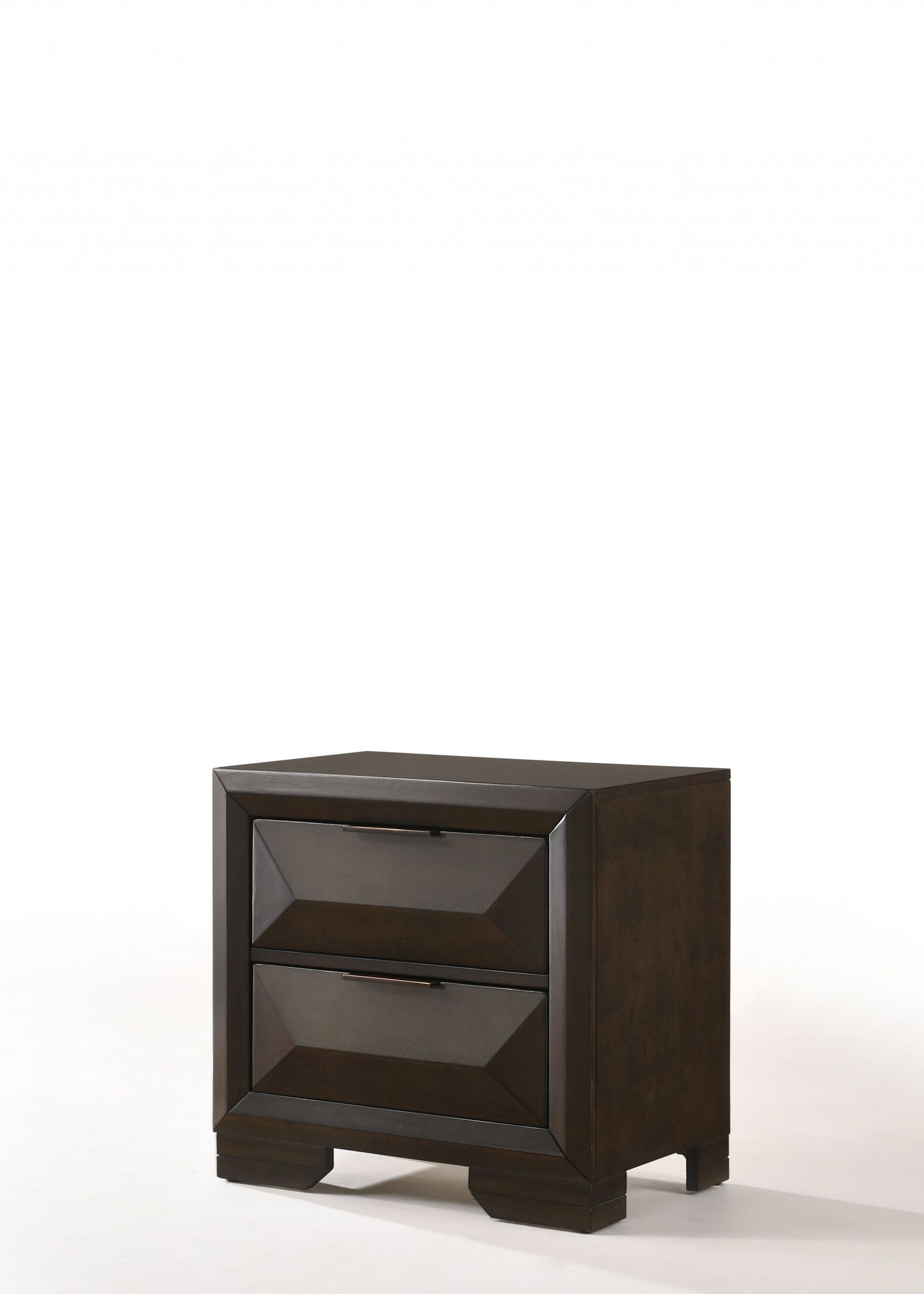 Espresso Rubber Wood Nightstand By Homeroots - 318724 | Nightstands | Modishstore