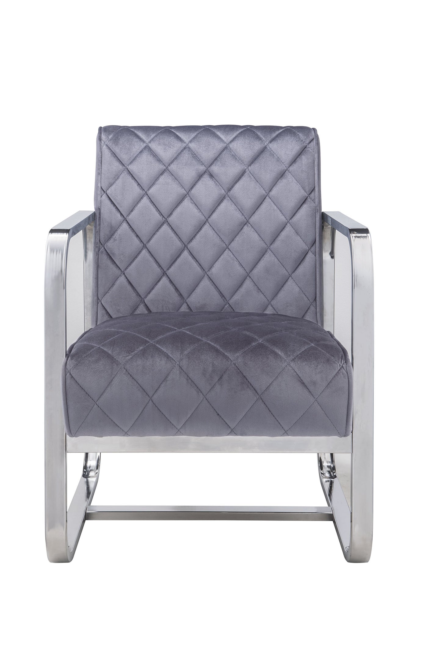 Grey Accent Chair By Homeroots | Accent Chairs | Modishstore - 2