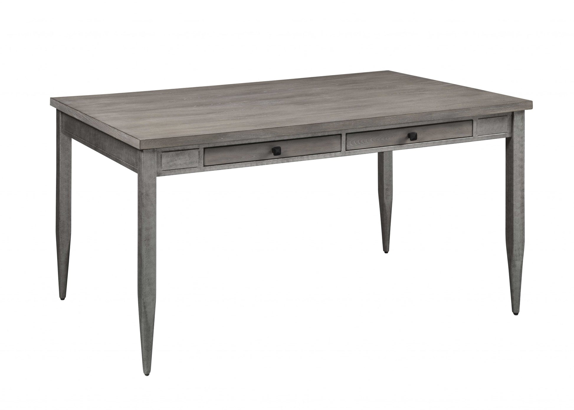 Gray Oak And Antique Gray Dining Table By Homeroots | Dining Tables | Modishstore - 2