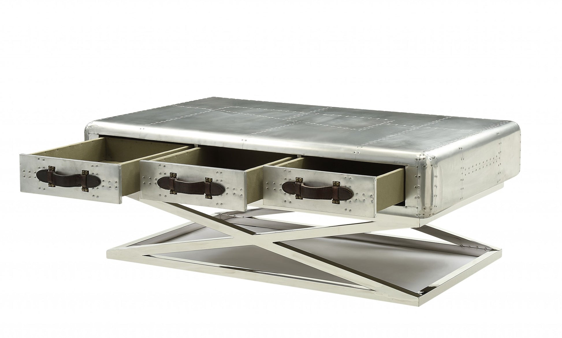 Aluminum Coffee Table By Homeroots | Coffee Tables | Modishstore - 4