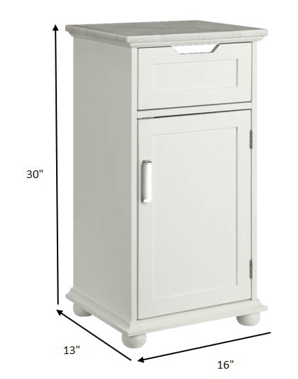 White Alluring Cabinet By Homeroots | Cabinets | Modishstore - 7