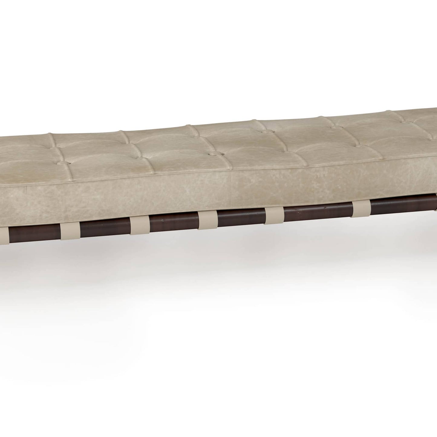 Tufted Gallery Bench Cappuccino By Regina Andrew | Benches | Modishstore - 3