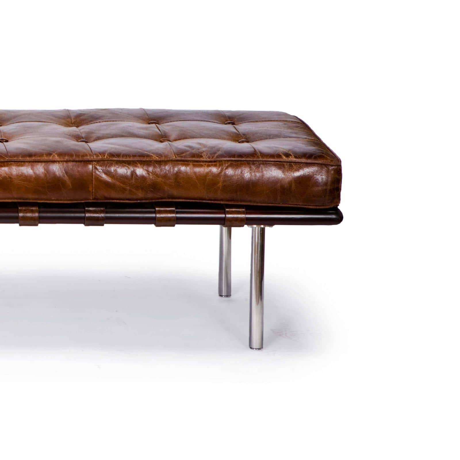 Tufted Gallery Bench Cappuccino By Regina Andrew | Benches | Modishstore - 9