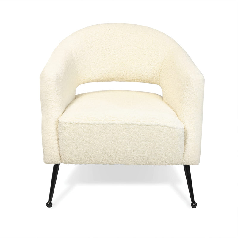 Mimi Chair Boucle Faux Wool By Regina Andrew | Armchairs | Modishstore