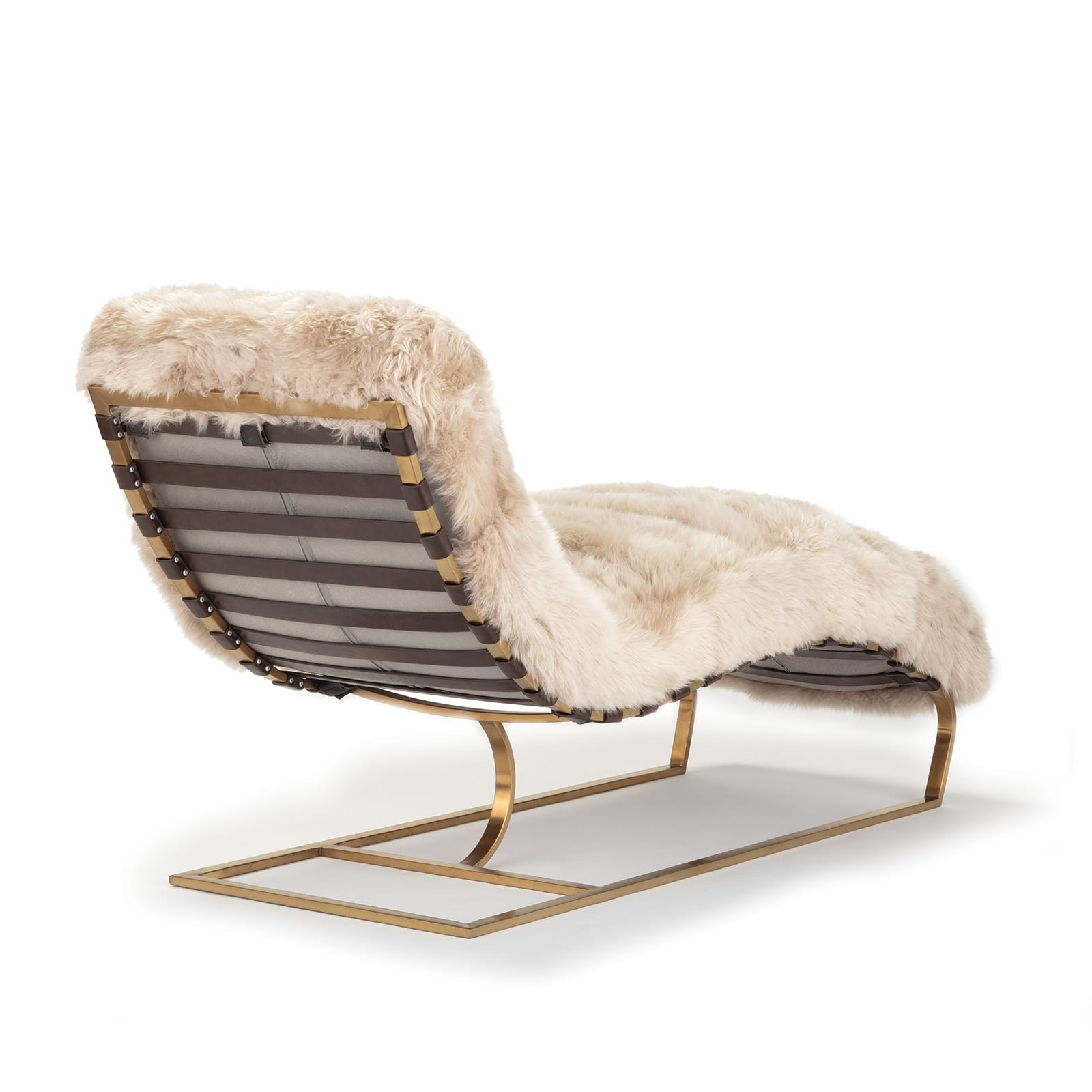 Siesta Chaise Lounge Longhair Sheepskin By Regina Andrew | Lounge Chairs | Modishstore - 4