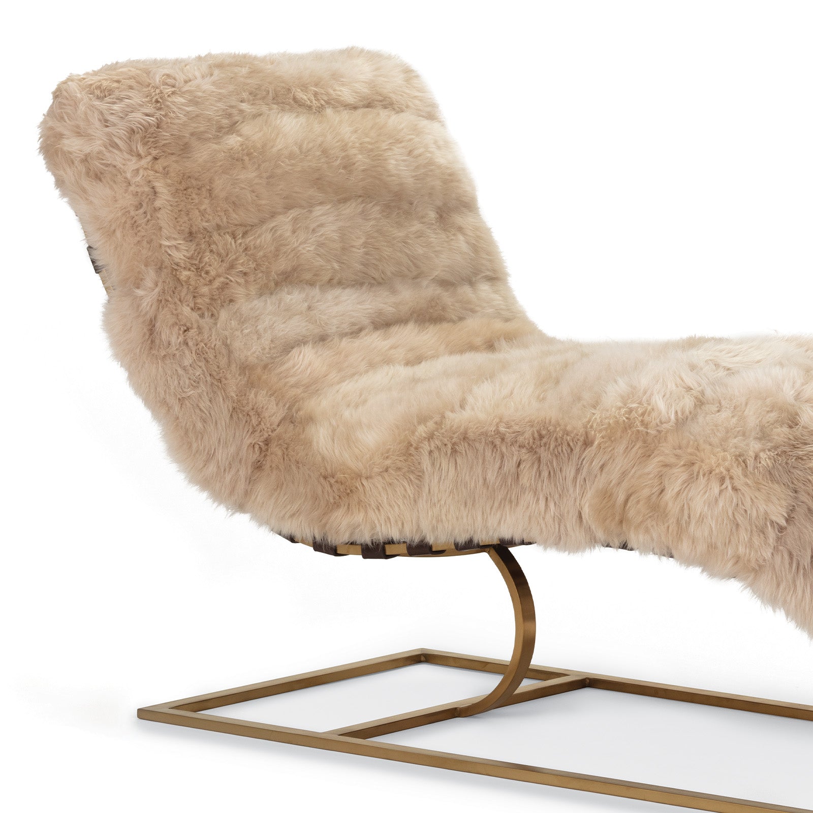 Siesta Chaise Lounge Longhair Sheepskin By Regina Andrew | Lounge Chairs | Modishstore - 6