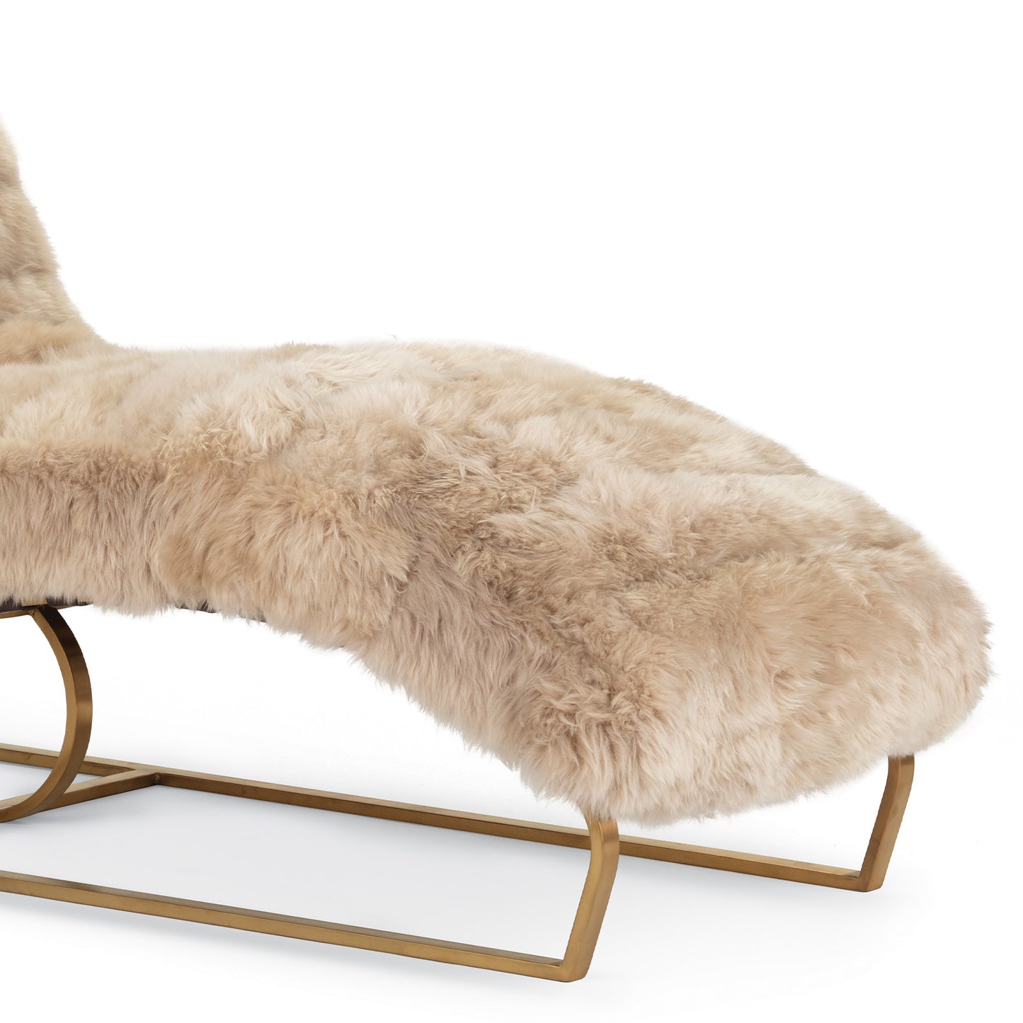 Siesta Chaise Lounge Longhair Sheepskin By Regina Andrew | Lounge Chairs | Modishstore - 5