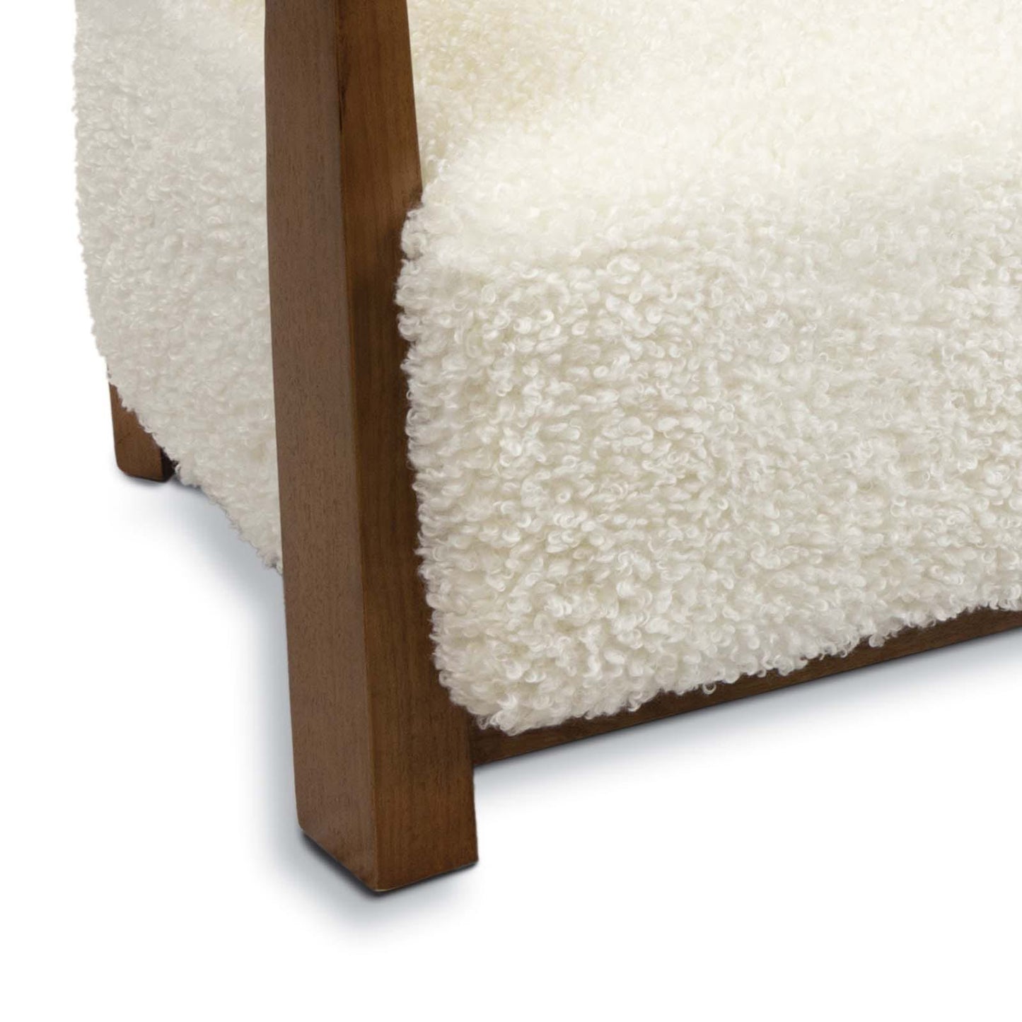 Sherpa Chair Faux Longhair Shearling By Regina Andrew | Armchairs | Modishstore - 3
