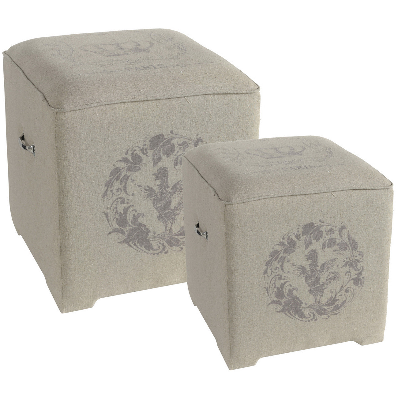 A&B Home Bella Ottoman Cubes - Set Of 2 | Ottomans | Modishstore