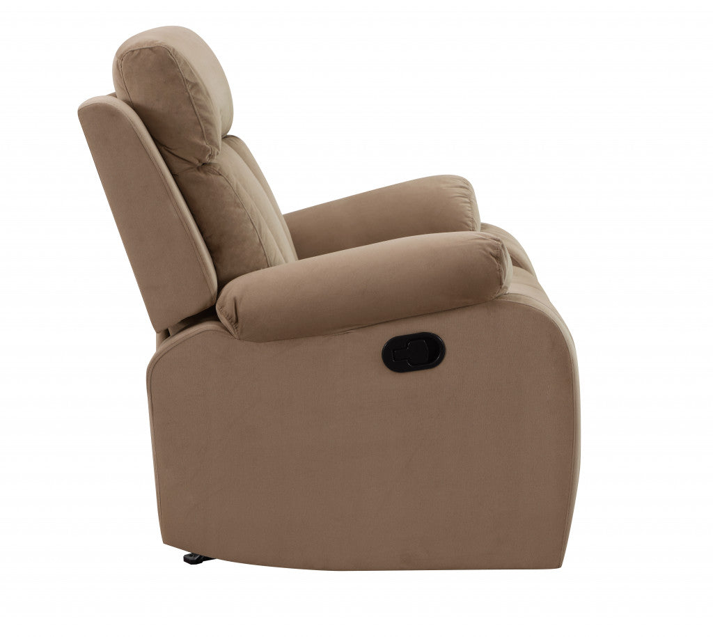 40" Modern Beige Fabric Chair By Homeroots | Recliners | Modishstore - 3