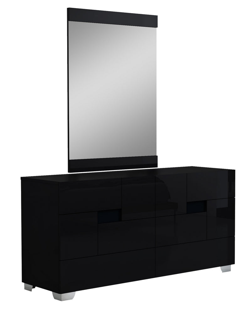 30" Superb Black High Gloss Dresser By Homeroots | Dressers | Modishstore