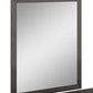 43" Refined Grey High Gloss Mirror By Homeroots | Mirrors | Modishstore