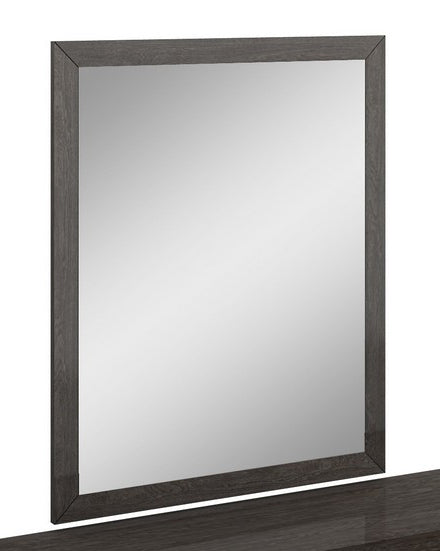 43" Refined Grey High Gloss Mirror By Homeroots | Mirrors | Modishstore