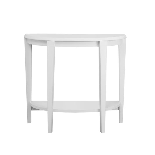 33" White End Table With Shelf By Homeroots | End Tables | Modishstore