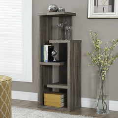 Dark Taupe Bookcase By Homeroots