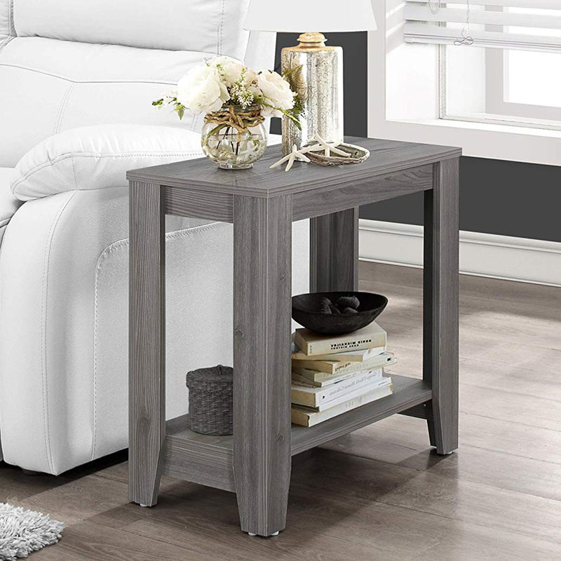 24" Gray Console Table With Storage By Homeroots | Console Tables | Modishstore