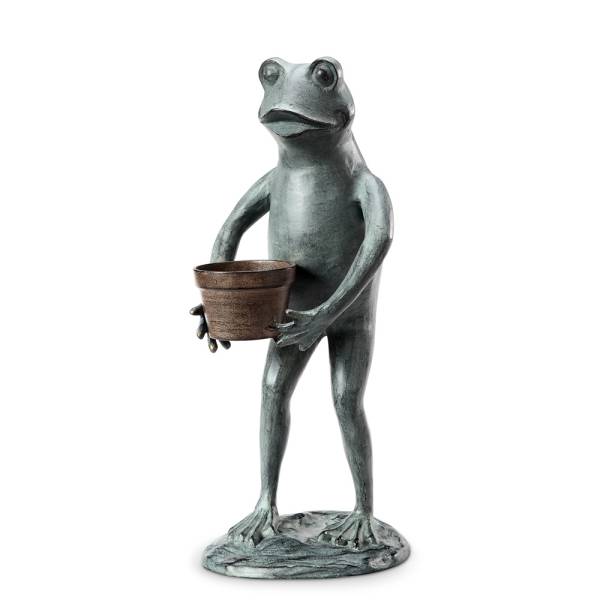 Helpful Garden Frog Planter Holder By SPI Home - 19.5in Height – Modish ...