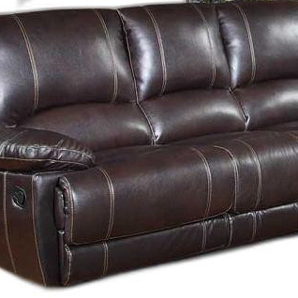 Modern Brown Sofa With Console Loveseat By Homeroots | Sofa Set | Modishstore - 6