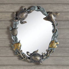 Turtles and Sealife Wall Mirror By SPI Home