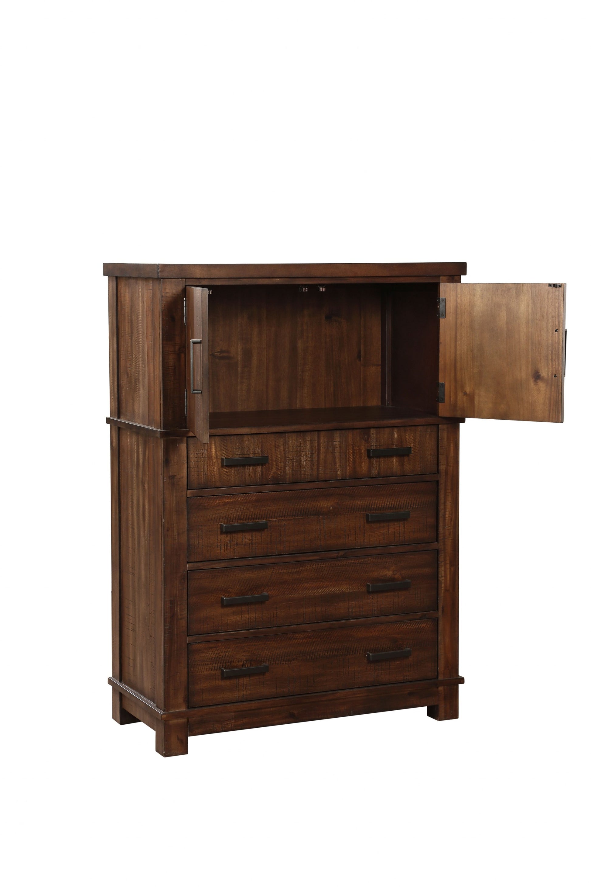 Cherry Oak Wood Chest By Homeroots - 347158 | Drawers | Modishstore - 2