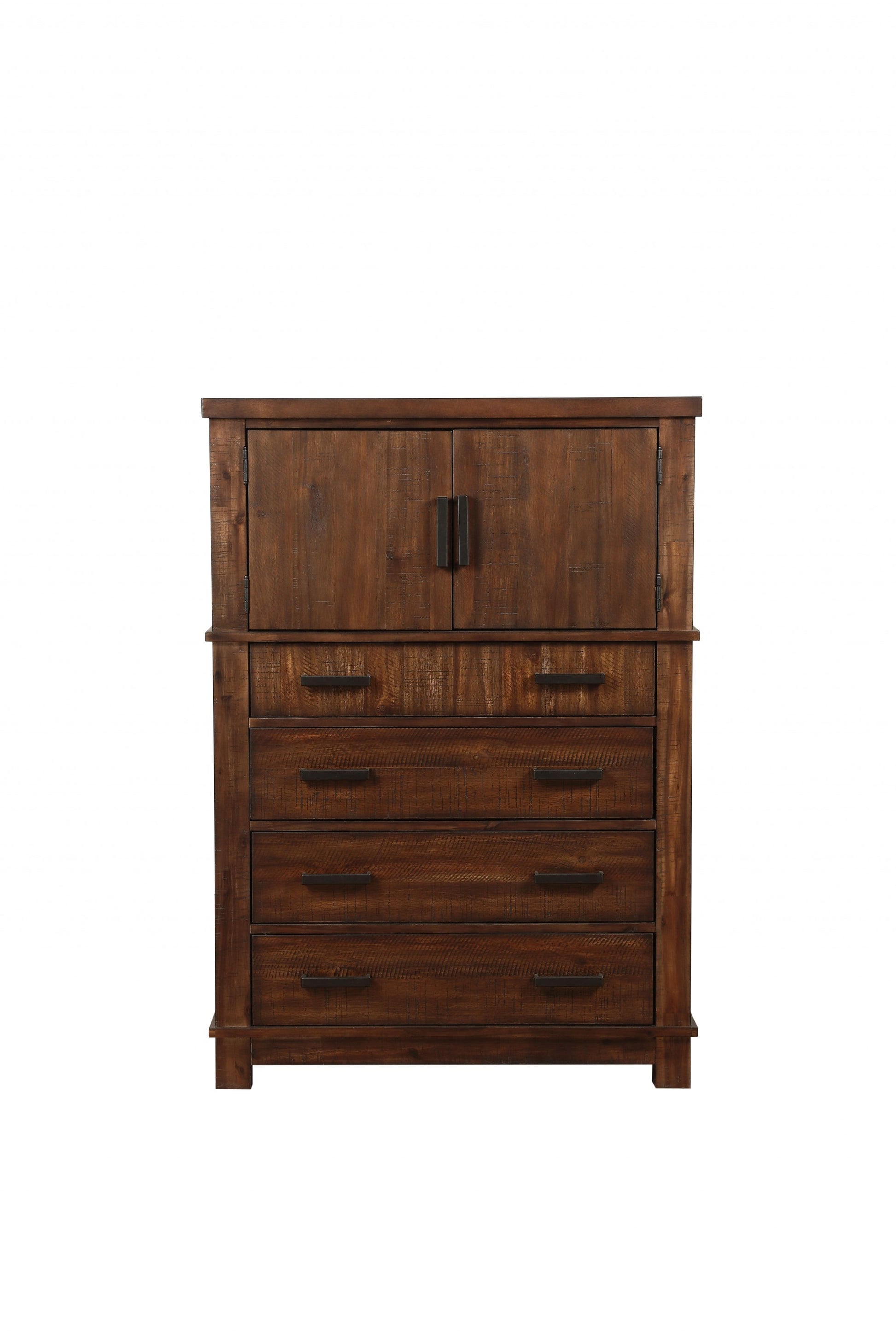 Cherry Oak Wood Chest By Homeroots - 347158 | Drawers | Modishstore - 4