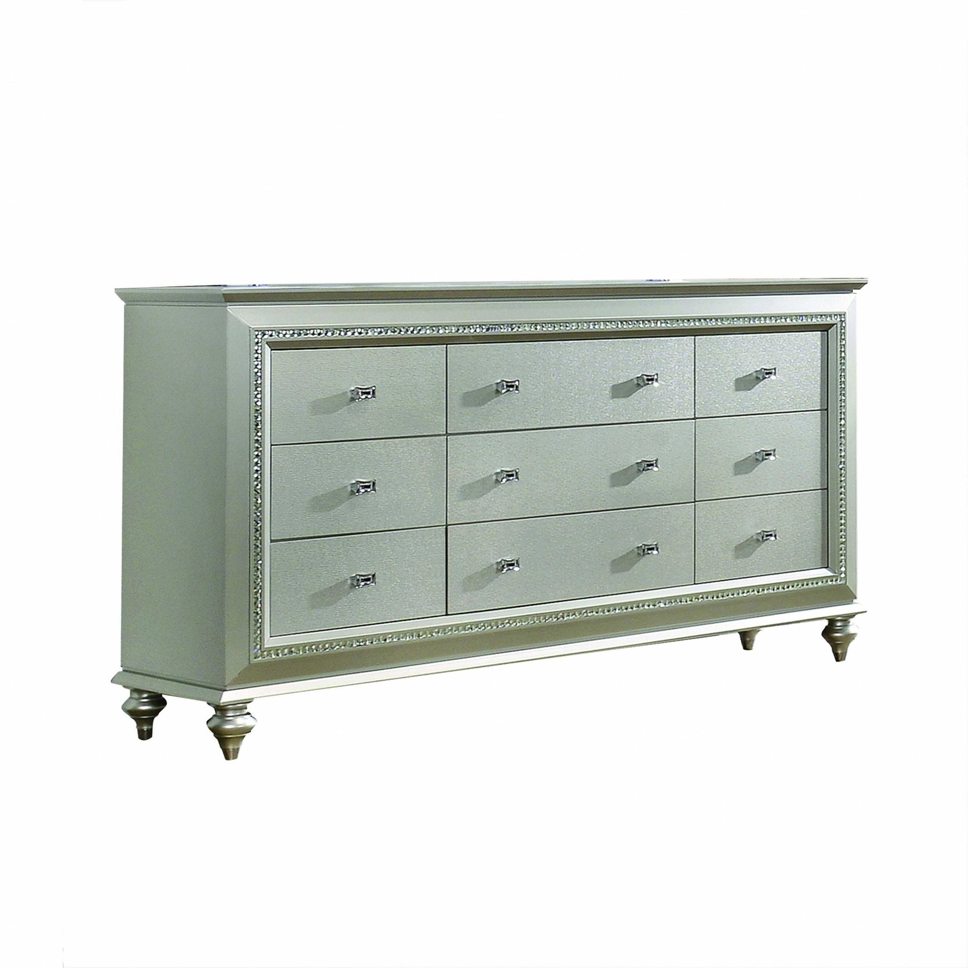 Champagne Wood Dresser By Homeroots | Dressers | Modishstore