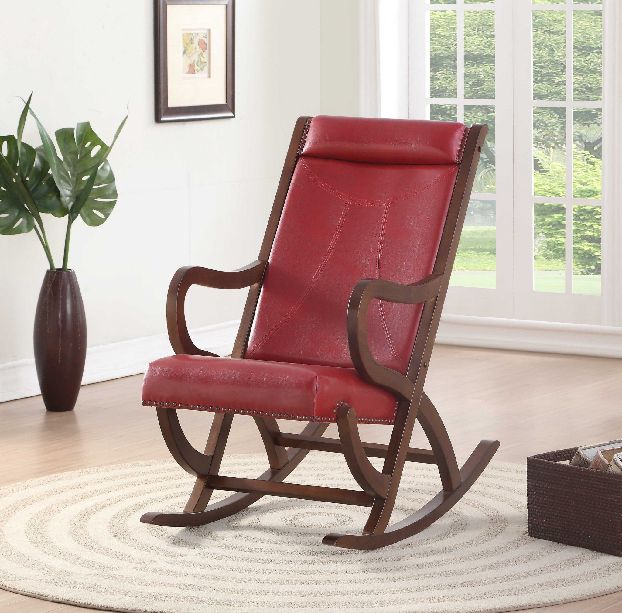 Walnut discount rocking chair