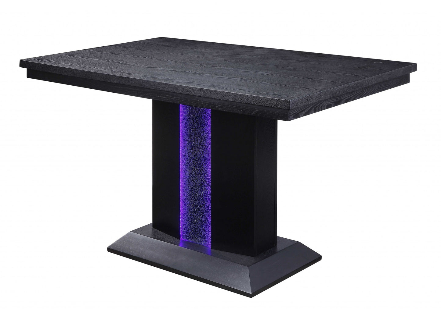 Black Wood LED Counter Height Table By Homeroots | Console Tables | Modishstore