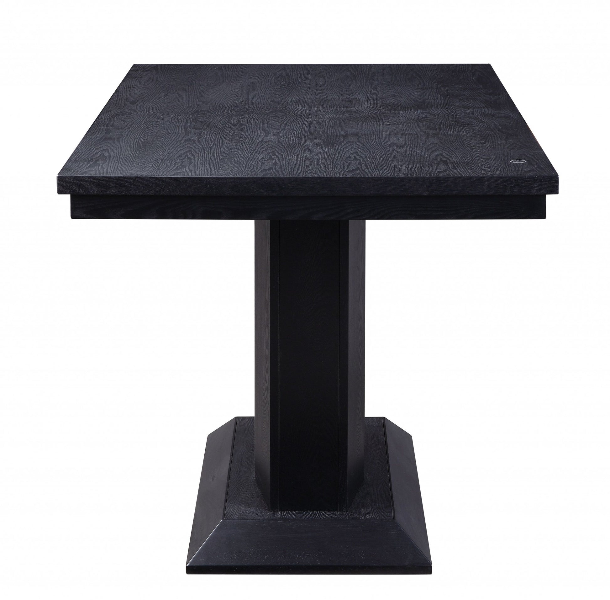 Black Wood LED Counter Height Table By Homeroots | Console Tables | Modishstore - 2