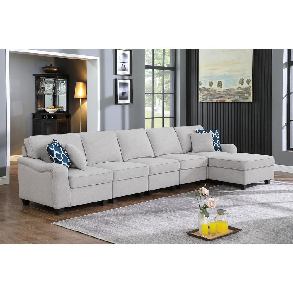 Lifestyle solutions tucker sofa online in light grey