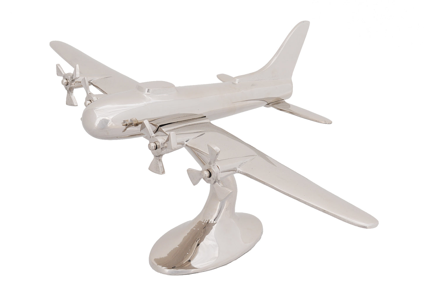 Alum Aeroplane By Homeroots | Sculptures | Modishstore - 4