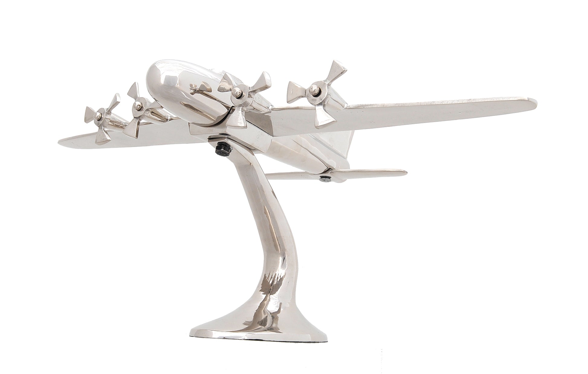 Alum Aeroplane By Homeroots | Sculptures | Modishstore - 6