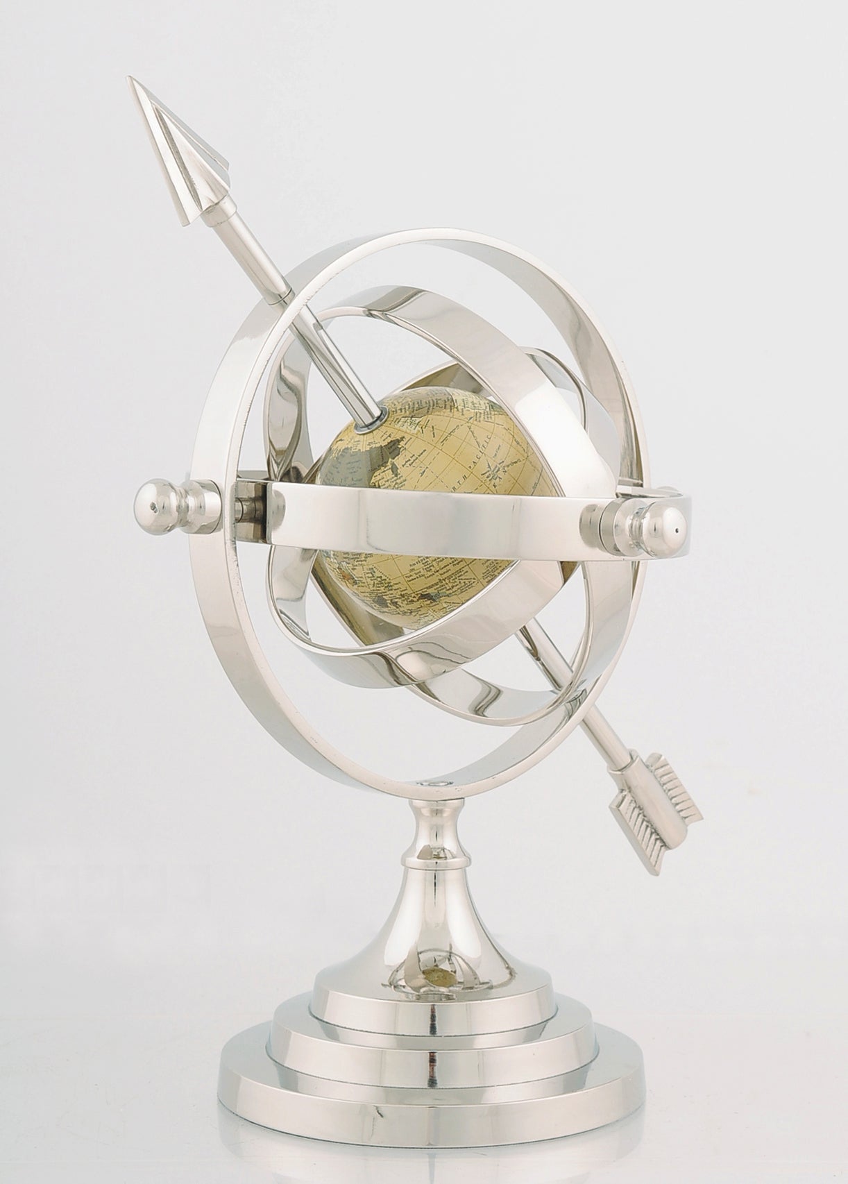 Alum Armillary By Homeroots | Sculptures | Modishstore