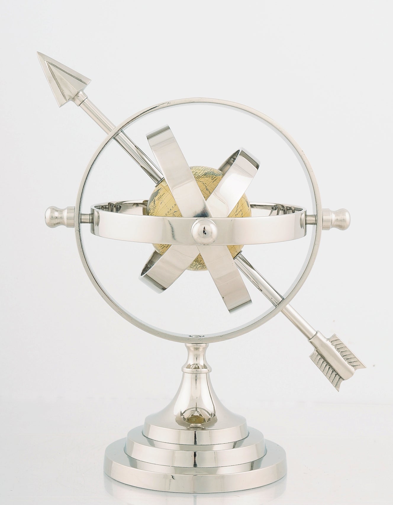 Alum Armillary By Homeroots | Sculptures | Modishstore - 2