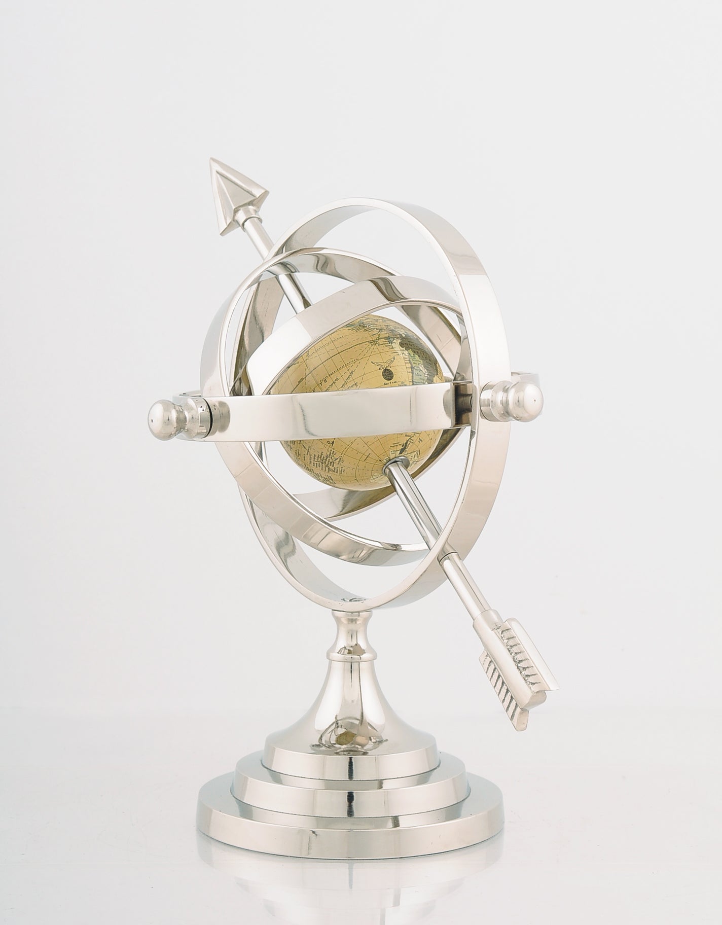 Alum Armillary By Homeroots | Sculptures | Modishstore - 3