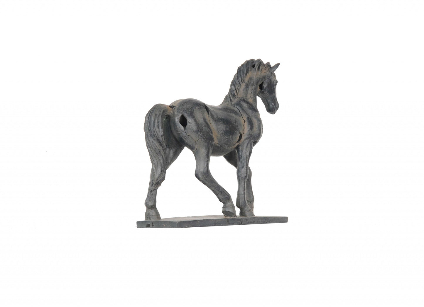 Handmade Rustic Horse Statue By Homeroots | Animals & Pets | Modishstore - 4