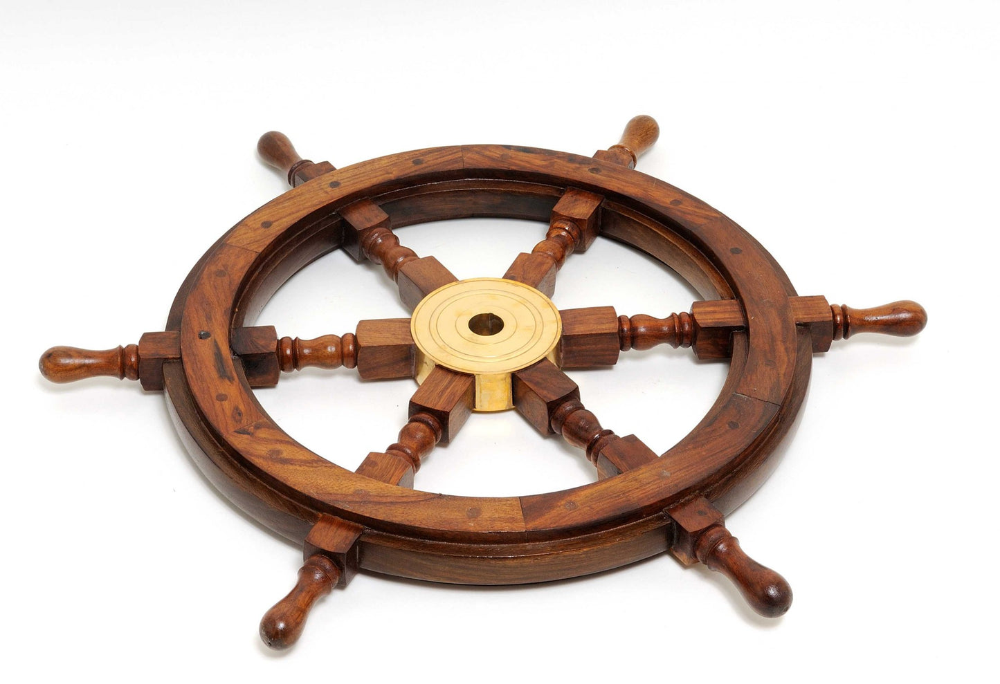 Ship Wheel By Homeroots - 364329 | Sculptures | Modishstore - 2