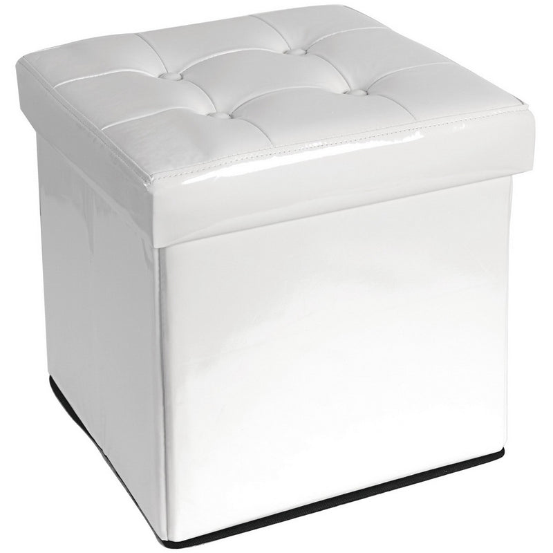 A&B Home Foldable Storage Cube - Set Of 2 | Ottomans | Modishstore - 2